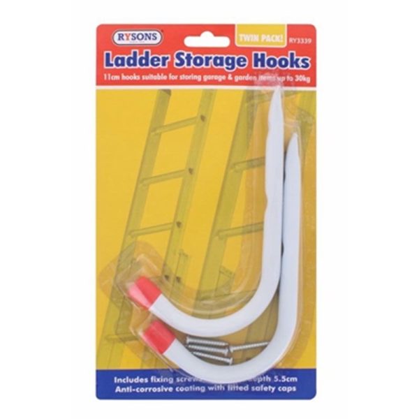 LADDER STORAGE HOOKS TWIN PACK