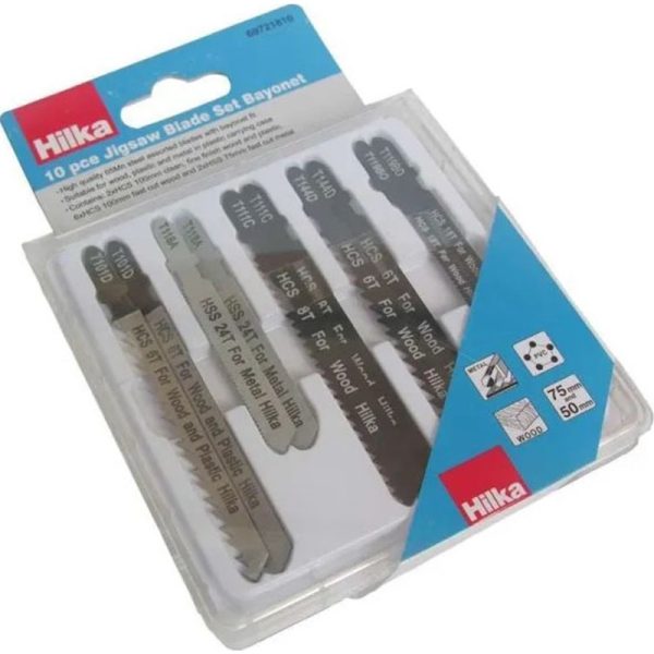 HILKA JIGSAW BLADE BAYONET 10PC