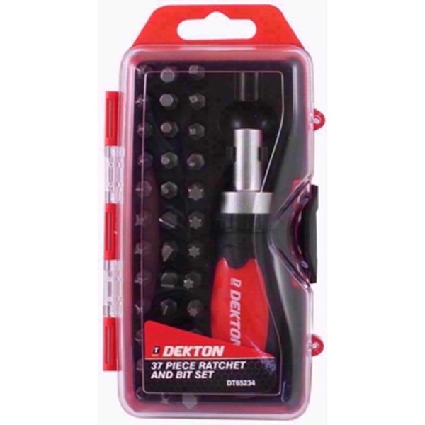 DEKTON RATCHET AND BIT SET 37PC