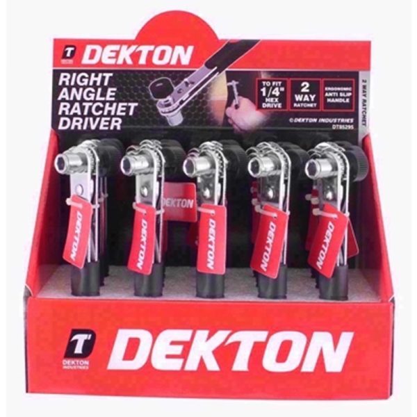 DEKTON RATCHET DRIVE RIGHT ANGLE