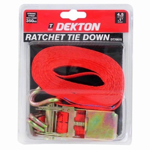 DEKTON RATCHET TIE DOWN 1 INCHX4.5M