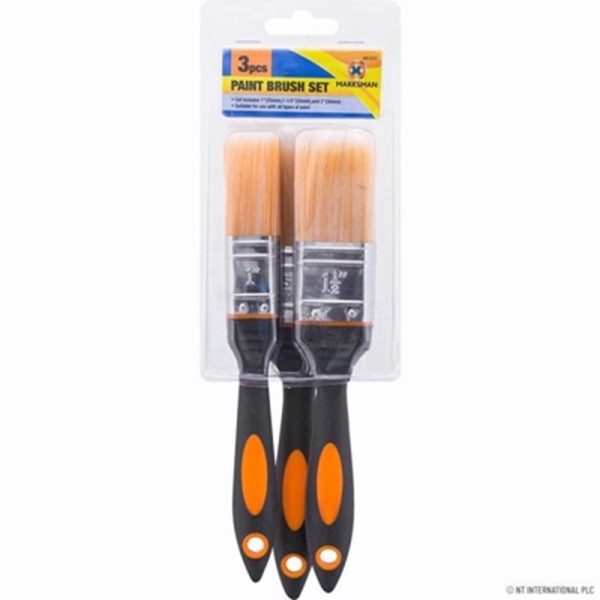 MARKSMAN 3PCE PAINT BRUSH SET