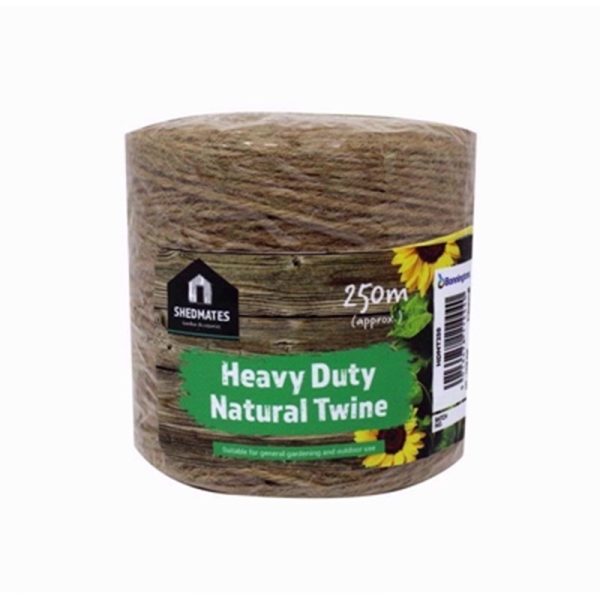 SHEDMATES HEAVY DUTY NATURAL TWINE 250M