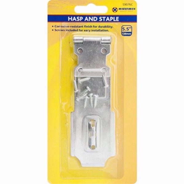 MARKSMAN HASP AND STAPLE 5.5 INCH 14CM