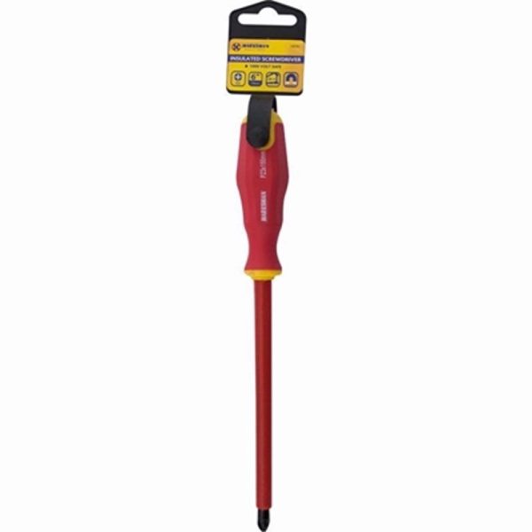 MARKSMAN INSULATED SCREWDRIVER POZI 15CM