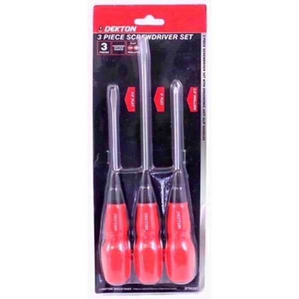 DEKTON SCREWDRIVER 3PC