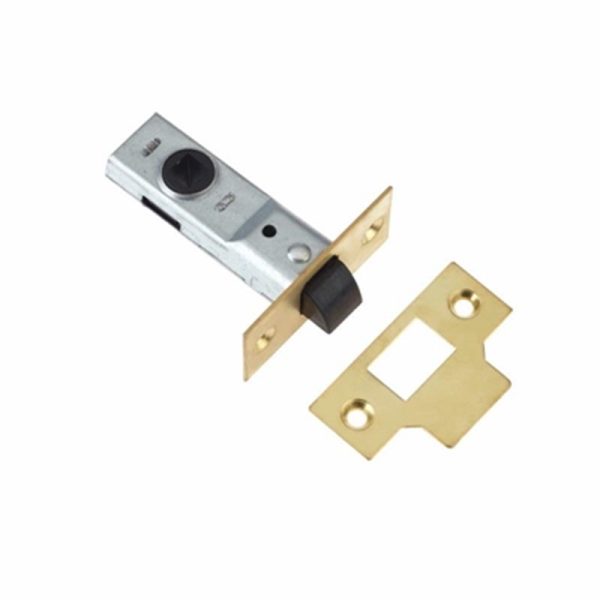 YALE ESSENTIALS TUBULAR LATCH P/BRASS 64MM