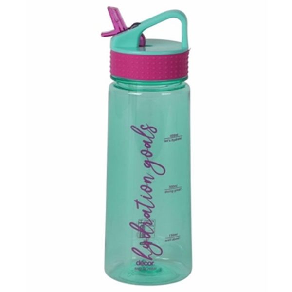 DECOR TRACK BOTTLE TEAL 600ML