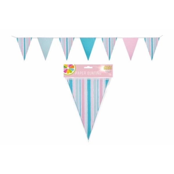 BELLO PAPER BUNTING STRIPE DESIGN 3M