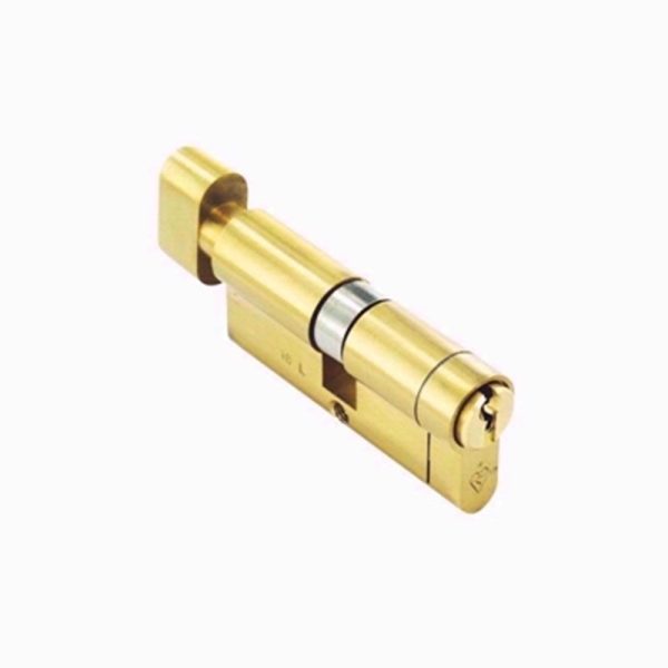 SECURIT BS 1 STAR THUMB CYL BRASS 35X35MM