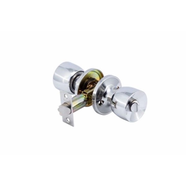 YALE ENTRANCE KNOB SET CHROME