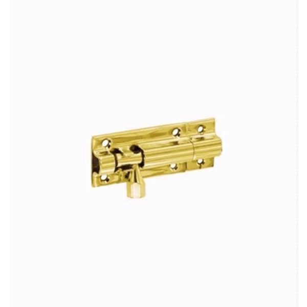 SECURIT DOOR BOLT BRASS 1 IN WIDE 50MM