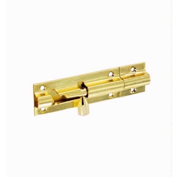 SECURIT DOOR BOLT BRASS 1 IN WIDE 75MM