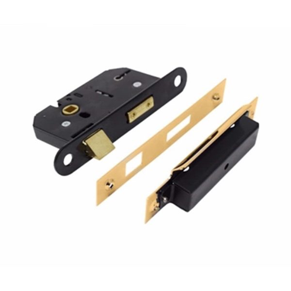 YALE ESSENTIALS 5L SASHLOCK P/BRASS 64MM