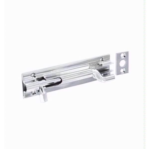 SECURIT DOOR BOLT NECKED CHROME 75MM