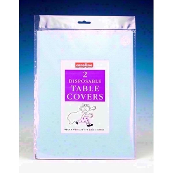 CAROLINE PAPER TABLE COVER LT BLUE 1324