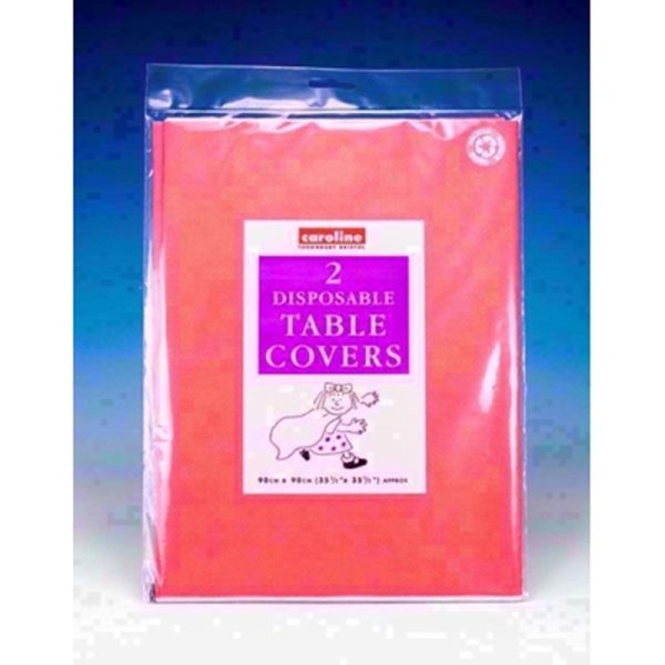 CAROLINE PAPER TABLE COVERS RED 1321 (SP)