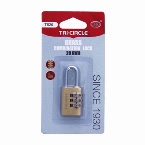 TRICIRCLE COMBINATION PADLOCKS