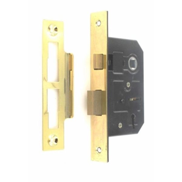 SECURIT 3 LEVER SASH LOCK BP 63MM