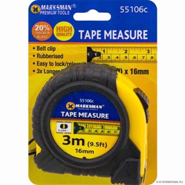 MARKSMAN TAPE MEASURE 3M