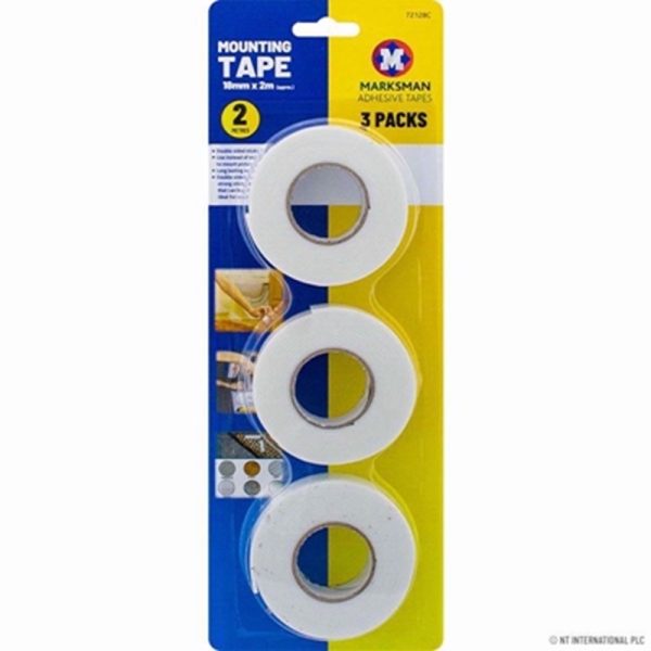 MARKSMAN TAPE MOUNTING 3PC 2MX18MM