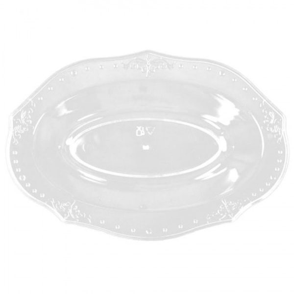 DECOR PLASTIC OVAL BOWL 8OZ