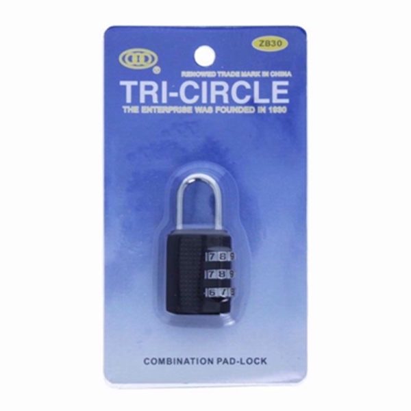 TRICIRCLE COMBINATION PADLOCK 30MM