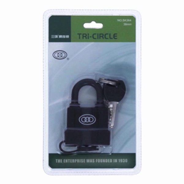 TRICIRCLE W/PROOF PADLOCK 38MM