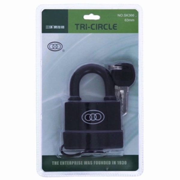 TRICIRCLE W/PROOF PADLOCK 63MM