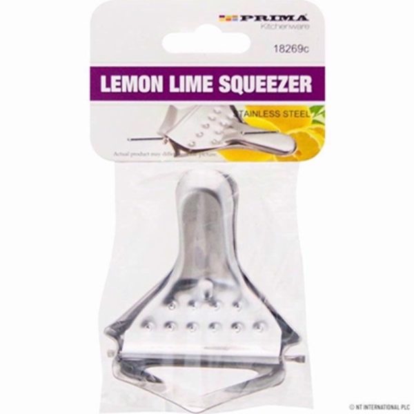 PRIMA STAINLESS STEEL LEMON/LIME SQUEEZER