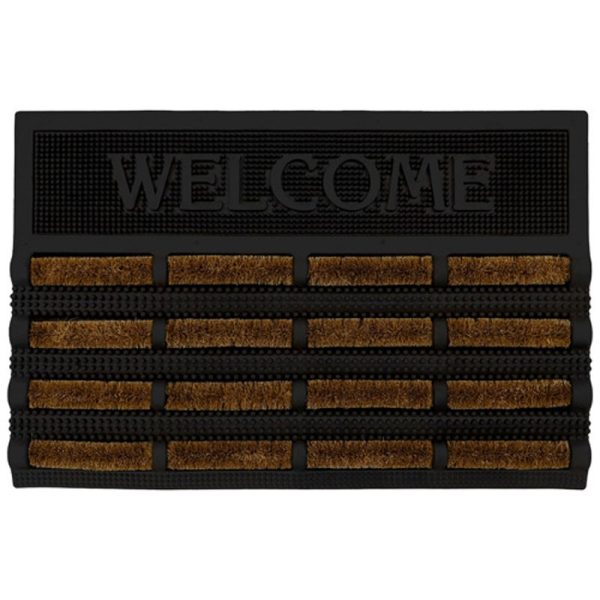 JVL NIMBUS WELCOME SCRAPER MAT 40X60CM