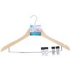 WOODEN HANGERS 2PC