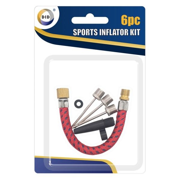 SPORTS INFLATOR KIT 6PC