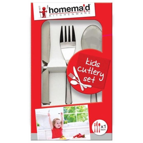 HOMEMAID CUTLERY KIDS SET 3PCE