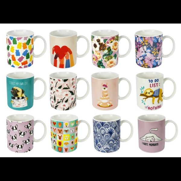 COFFEE MUG NEW BONE CHINA 330M