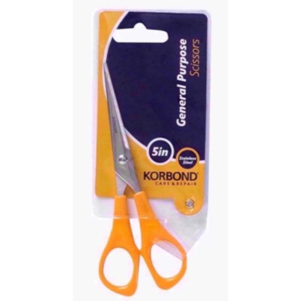 KORBOND GENERAL PURPOSE SCISSORS 5 INCH