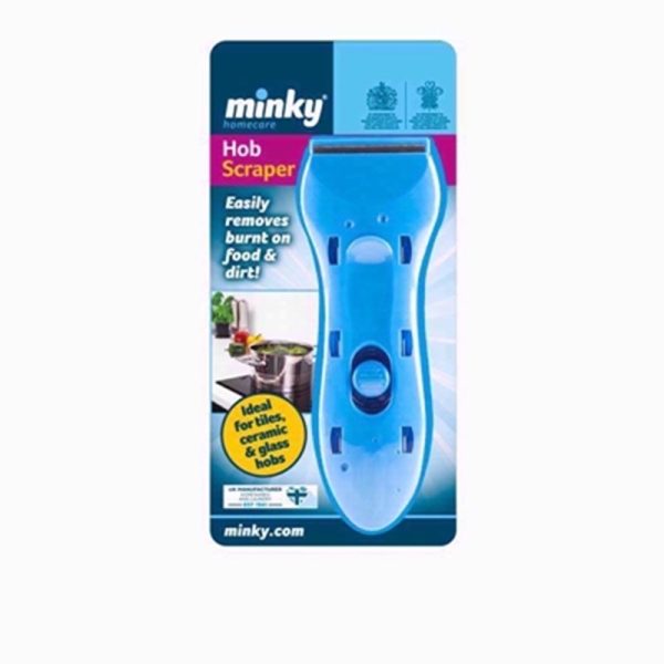 MINKY SCRAPER WITH 5 REPLACEMENT BLADES