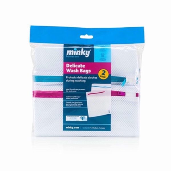 MINKY WASH BAG PACK OF 2 DELICATE