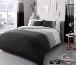 DUVET HALF SET DOUBLE URBAN OMBRE GREY