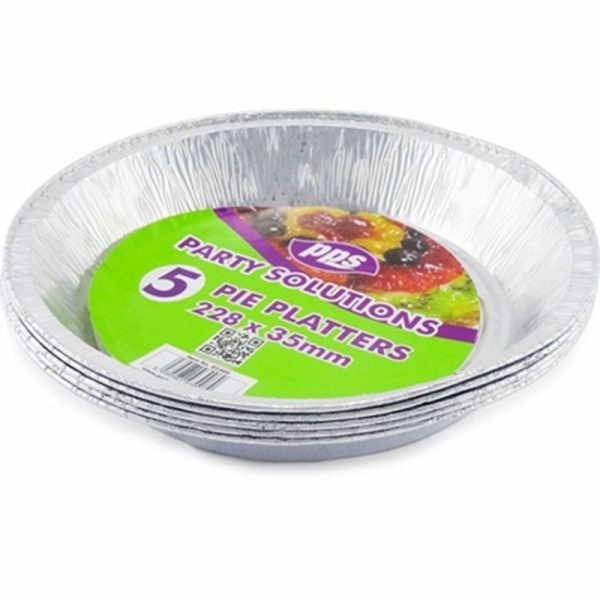 PPS FOIL PIE 4 PLATTERS ROUND