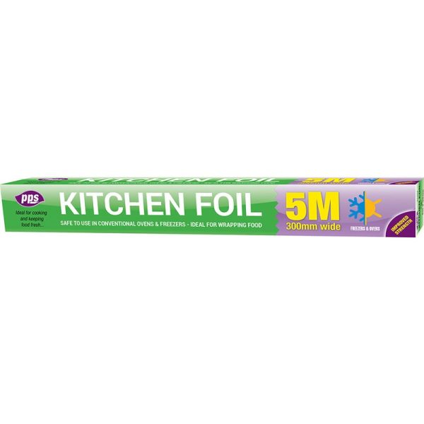 PPS FOOD KITCHEN FOIL 5MX300MM