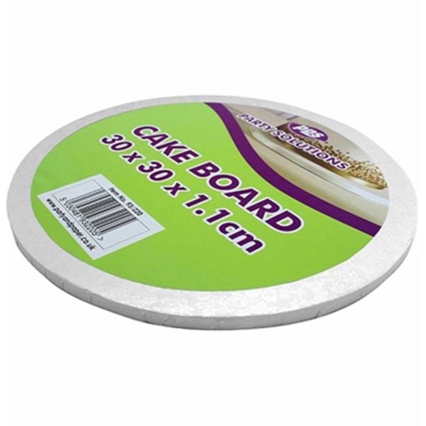 PPS CAKE BOARD ROUND 12 INCH PACK OF 5