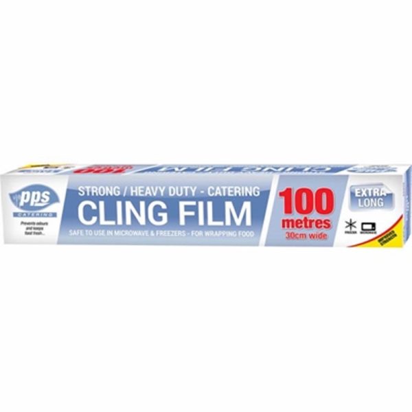 PPS CLING FILM 100M X 30CM PACK OF 9