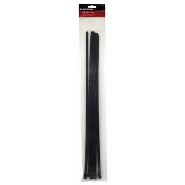 BLACKSPUR CABLE TIES 10PC SET 9X55M BLACK