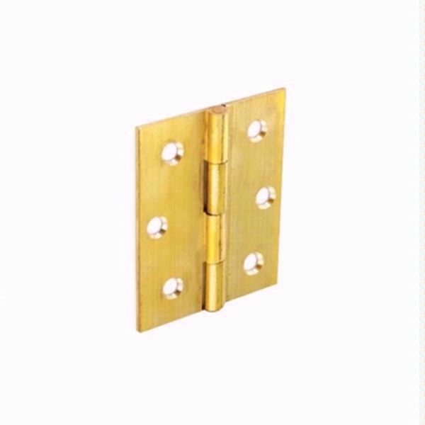 SECURIT BRASS BUTT HINGES - SELF COLOUR-38MM