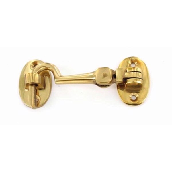 SECURIT BRASS CABIN HOOK SILENT TYPE 200MM