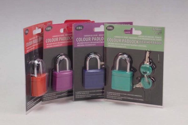 UBL COLOURED PADLOCK