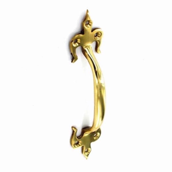 SECURIT BRASS FLEUR HANDLE 175MM