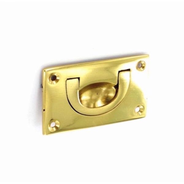 SECURIT BRASS FLISH DROP HANDLE 70MM