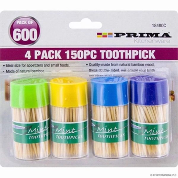 PRIMA TOOTHPICKS 150PCE 4PCE